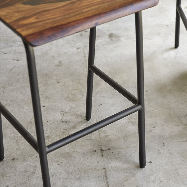 Tabouret de bar Jamor en palissandre naturel