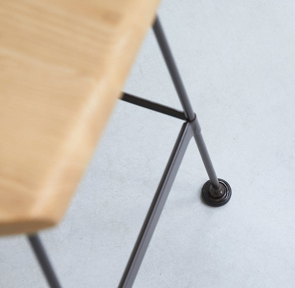 Tabouret de bar, ODELOUCA, en frêne, noir
