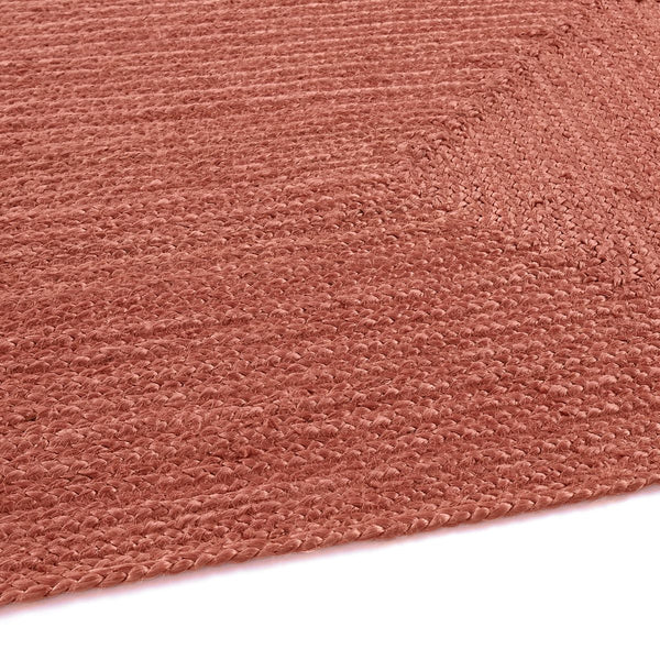 Tapis de couloir Nave en jute brique
