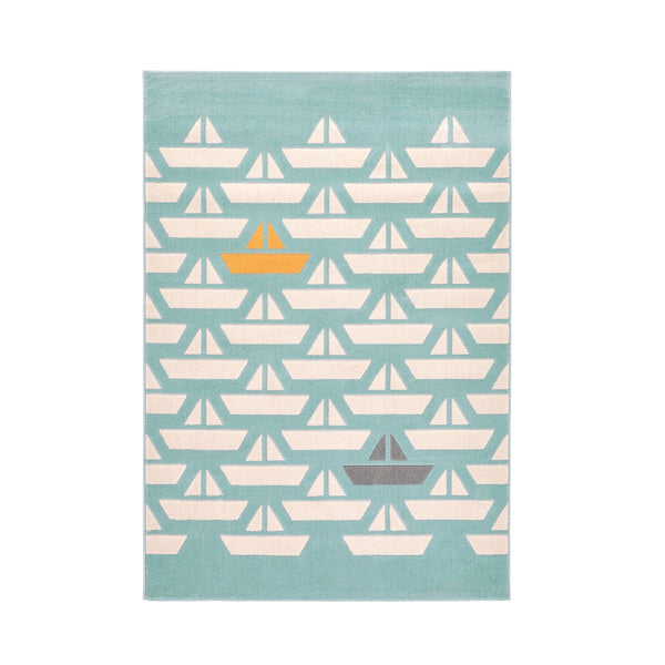 Tapis enfant Malsanne bleu