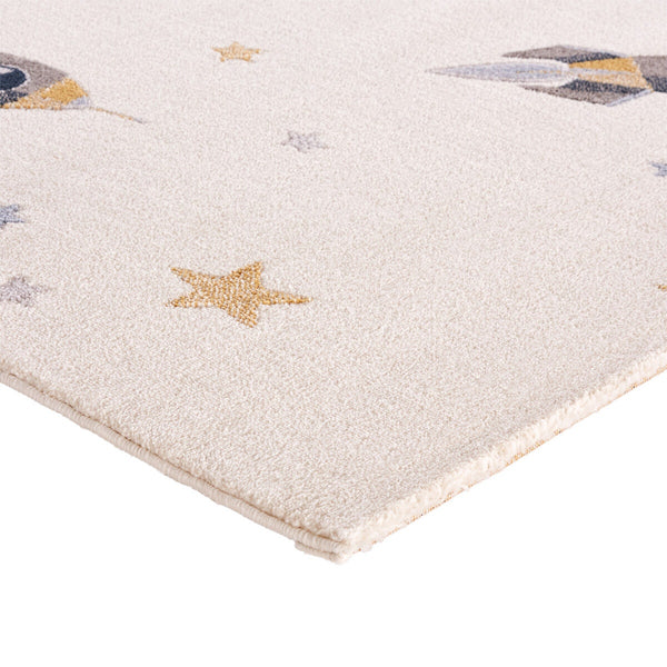 Tapis enfant motifs fusées, NIVE, multicolore