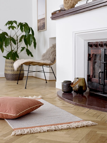 Tapis  Caldo en laine beige sable