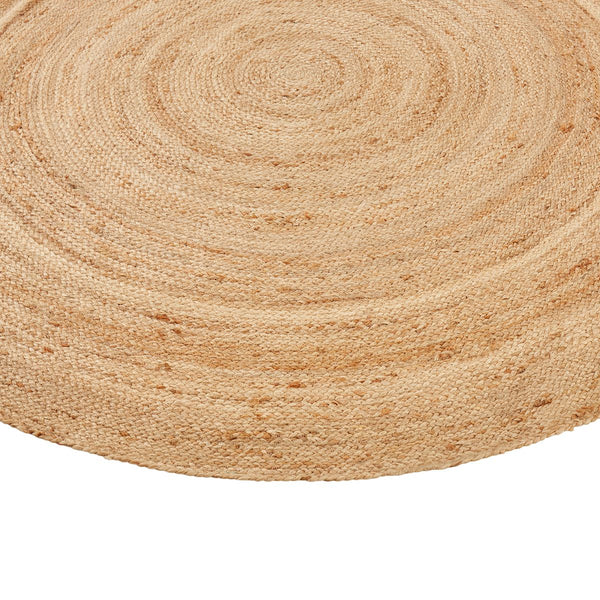 Tapis rond en jute, LOUGE, naturel