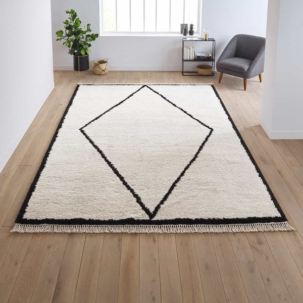 Tapis Lunain ecru