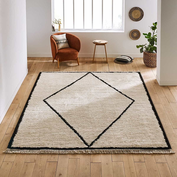 Tapis Lunain ecru