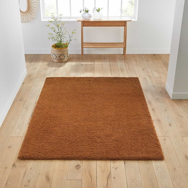 Tapis Marne aspect laineux caramel caramel
