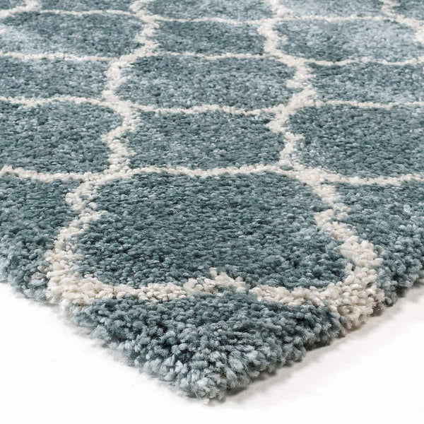 Tapis Marne bleu grisé