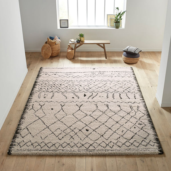 Tapis style berbère XXL,MARNE marron