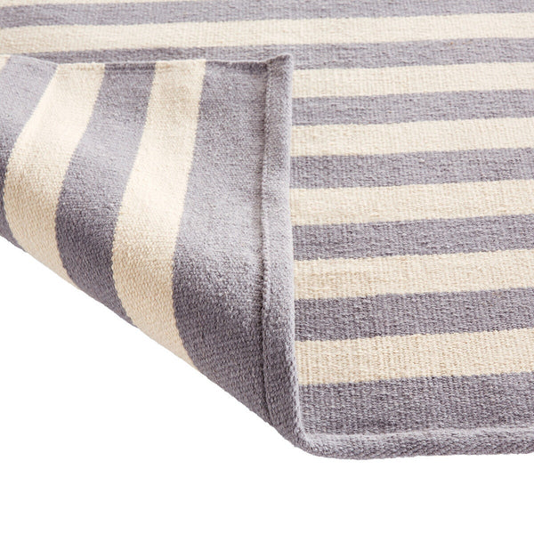 Tapis rayé, MAUMONT, bleu