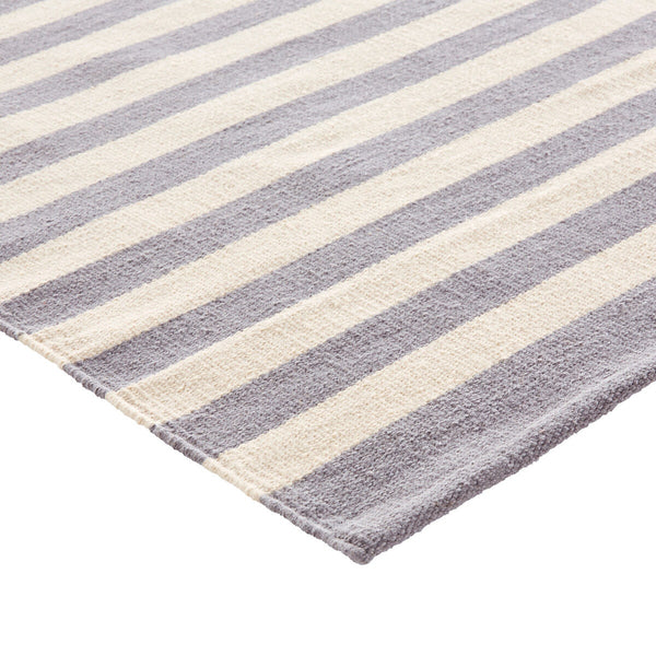 Tapis rayé, MAUMONT, bleu