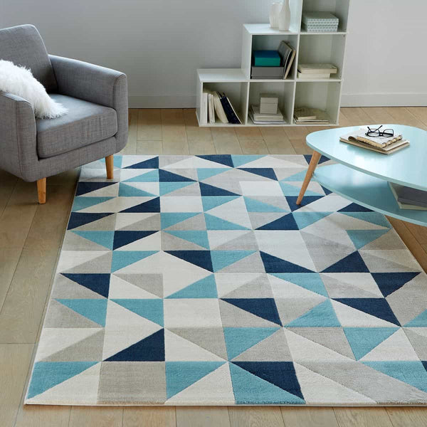 Tapis Merderet bleu