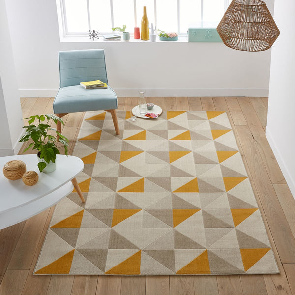 Tapis MERDERET, jaune