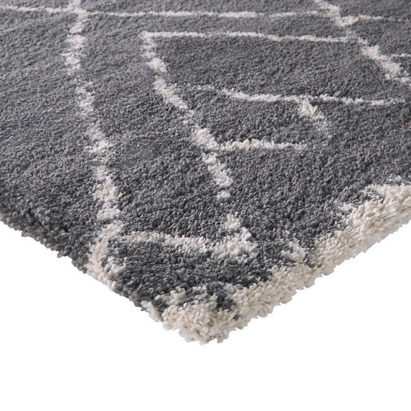 Tapis style berbère, MONTANE, Gris foncé