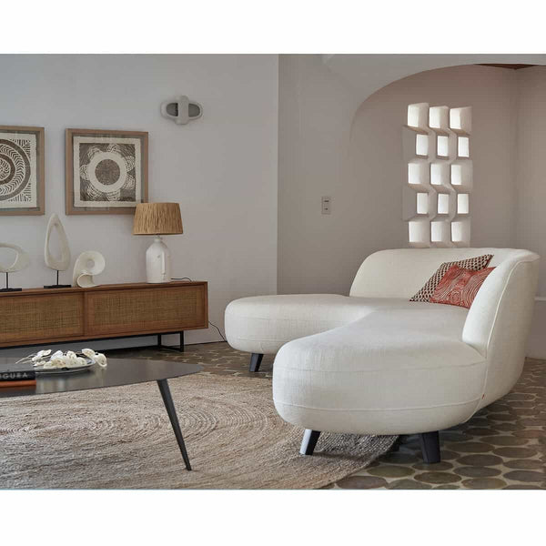 Tapis rond Naute en jute naturel