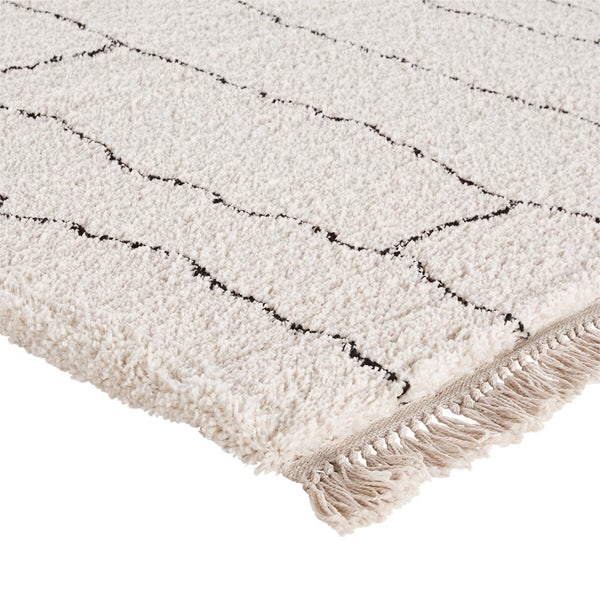 Tapis style berbère, NIED, écru
