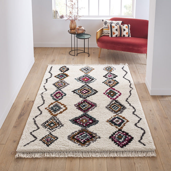 Tapis enfant motifs fusées, NIVE, multicolore