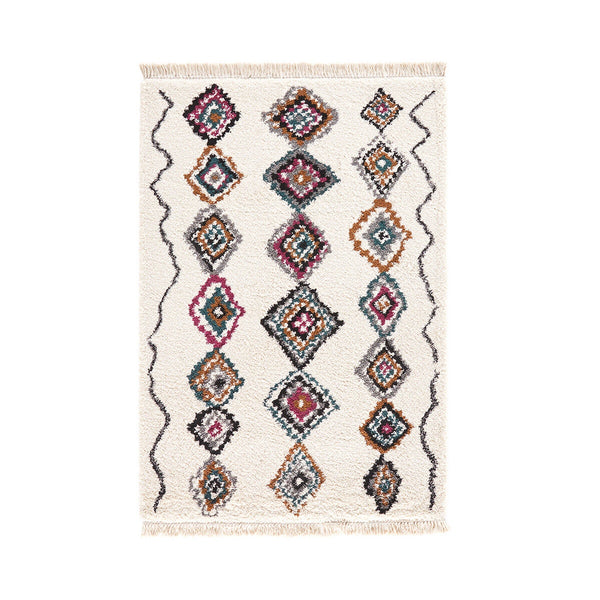 Tapis enfant motifs fusées, NIVE, multicolore