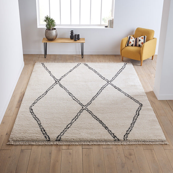 Tapis Nonette ecru