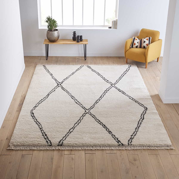 Tapis Nonette ecru