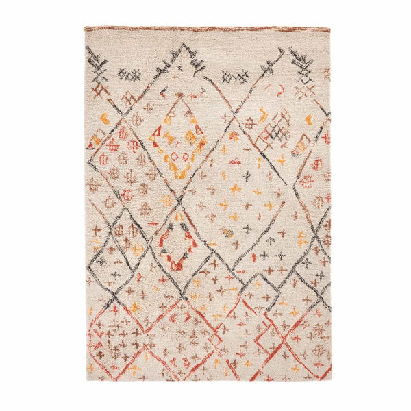 Tapis Odon en laine multicolore
