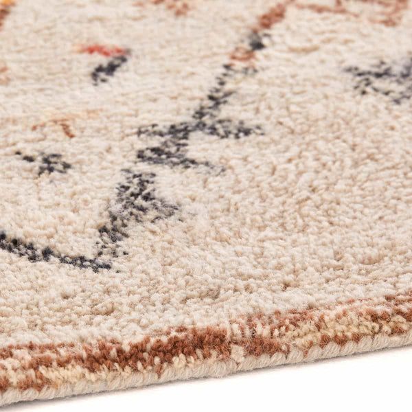 Tapis Odon en laine multicolore