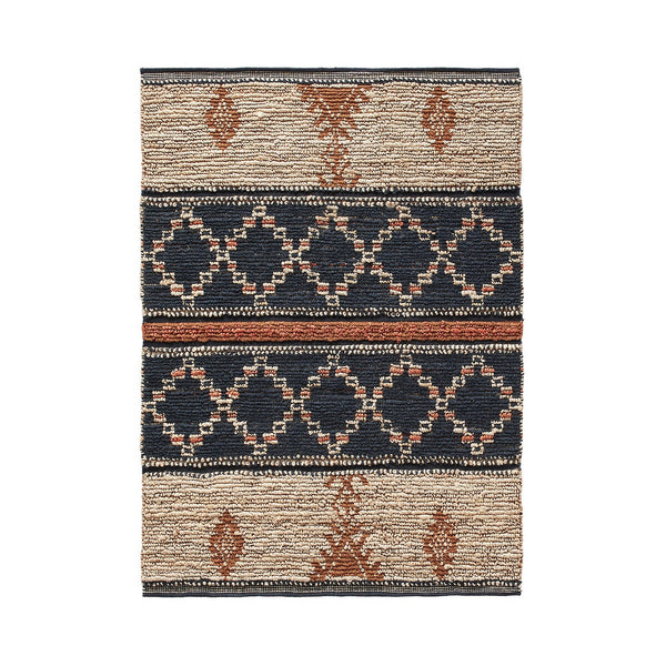 Tapis jute, ORBIEU multicolore
