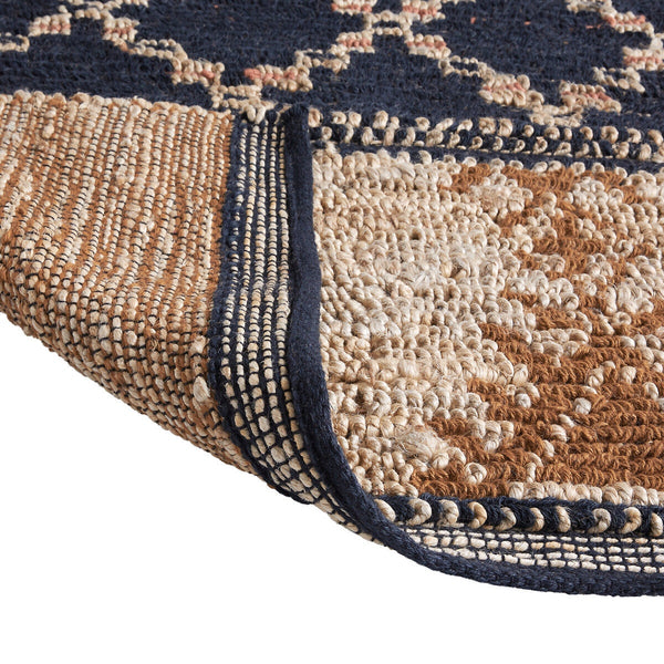 Tapis jute, ORBIEU multicolore