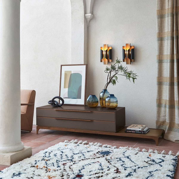 Tapis Othain en laine multicolore