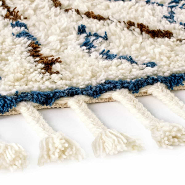 Tapis Othain en laine multicolore