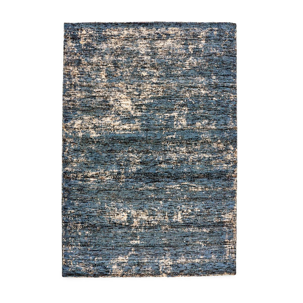Tapis poils ras OUDON, bleu