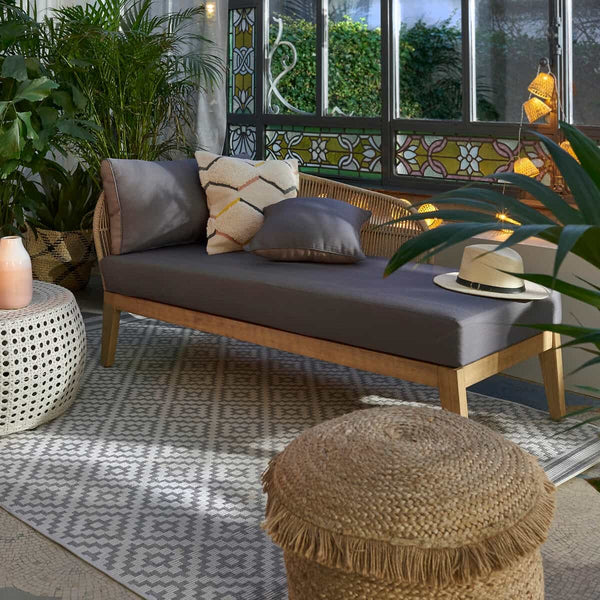 Tapis d'exterieur Madine gris