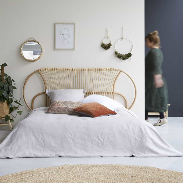 Tête de lit Passirio en rotin naturel