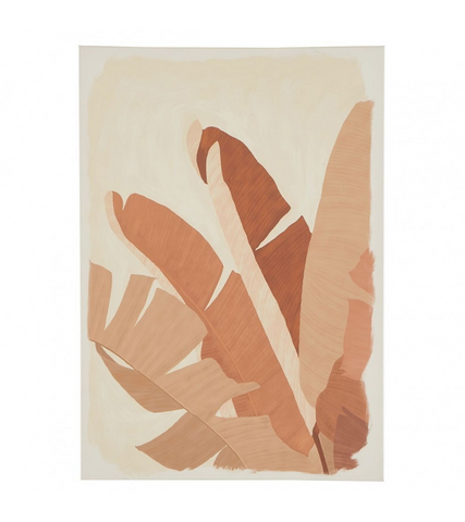 Toile plume Bravona terracotta