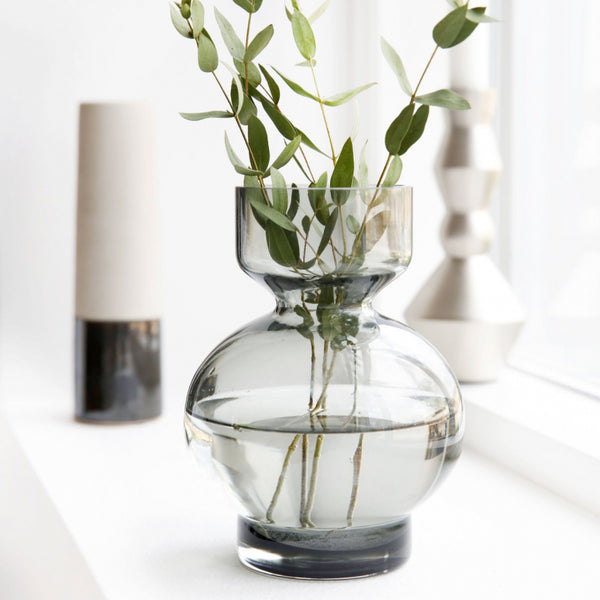 Vase Palancia en verre transparent