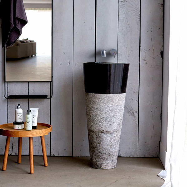 Vasque Cellina en marbre noir