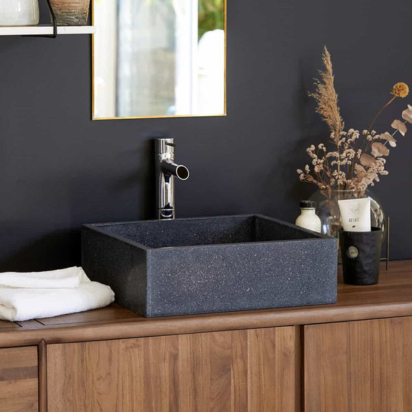 Vasque Monticano en marbre anthracite
