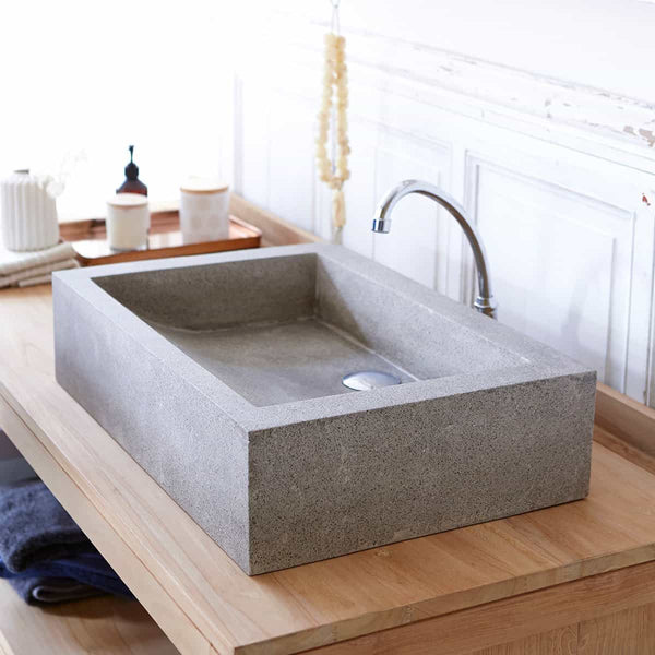 Vasque Padola en terrazzo gris